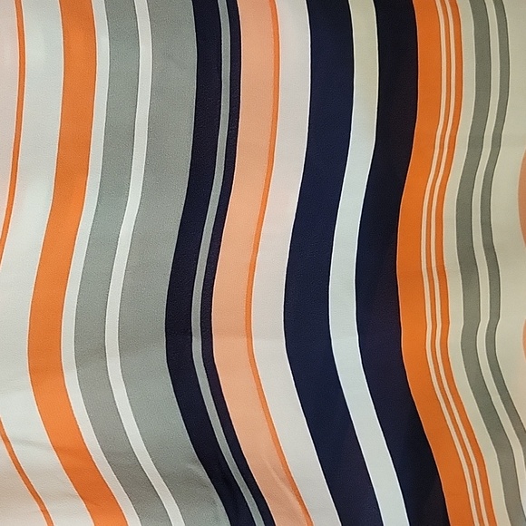 Torrid Orange and Black Asymmetrical Tank Top Relaxed Fit - Picture 7 of 9